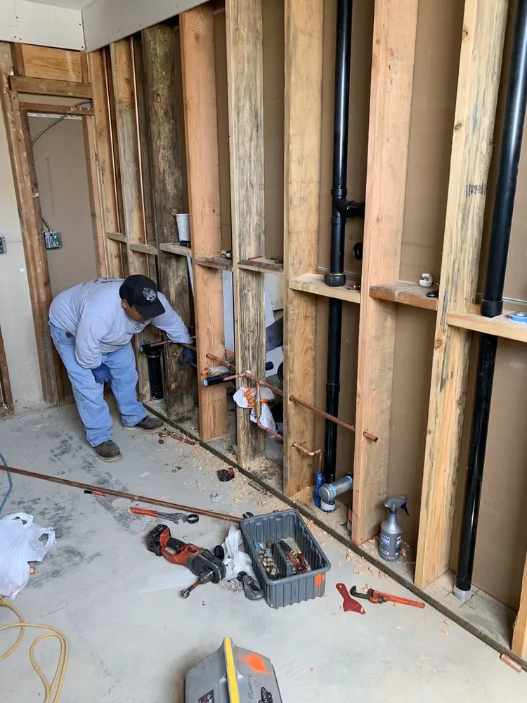 Commercial rough-in plumbing for Commercial Plumbing in Central East Austin